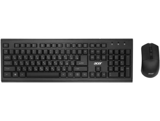 Клавиатура+мышь Acer OKR120 Wireless черный (ZL.KBDEE.007)